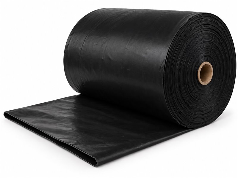 Bobina de manga de riego de polietileno negro