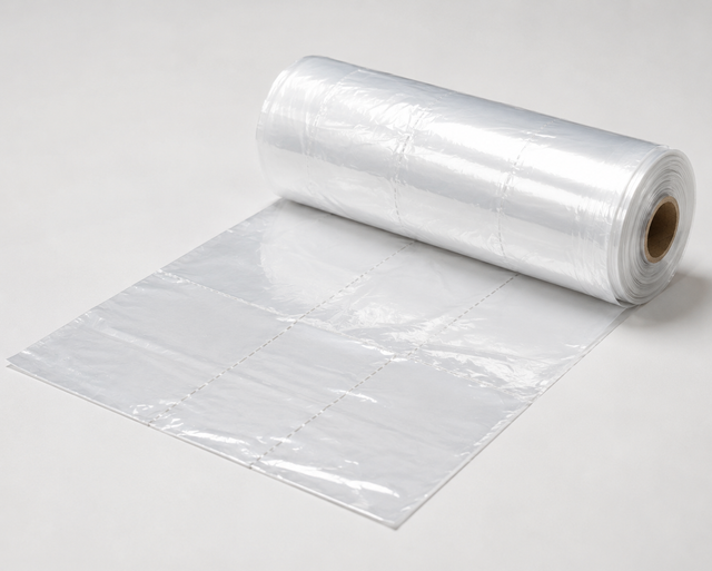 Rollos prepicados plástico transparente para empaque Chile